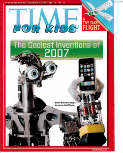 Time For Kids December 2007 featuring Domo in its cover
